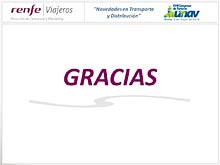 RENFE - Novedades en Transporte y Distribuci�n