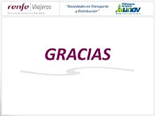 RENFE - Novedades en Transporte y Distribucin