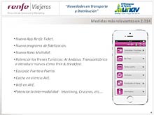 RENFE - Novedades en Transporte y Distribuci�n