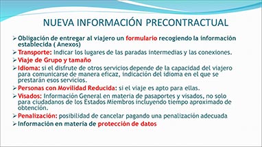 OBLIGACIONES DE LAS AGENCIAS DE VIAJES COMO CONSECUENCIA DE LA TRANSPOSICI�N DE LA DIRECTIVA DE VIAJES COMBINADOS