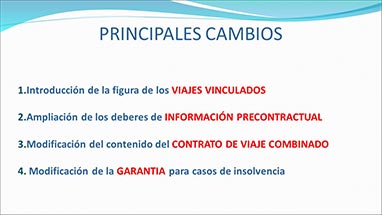 OBLIGACIONES DE LAS AGENCIAS DE VIAJES COMO CONSECUENCIA DE LA TRANSPOSICIN DE LA DIRECTIVA DE VIAJES COMBINADOS