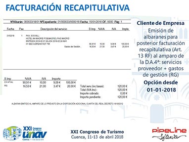Modificaci�n de la Disposici�n Adicional 4� del Reglamento de Facturaci�n. Posibilidad de emitir facturas para documentar determinadas operaciones en las que las Agencias de Viajes operan en nombre y por cuenta del proveedor