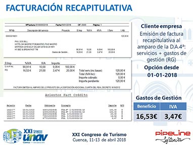 Modificaci�n de la Disposici�n Adicional 4� del Reglamento de Facturaci�n. Posibilidad de emitir facturas para documentar determinadas operaciones en las que las Agencias de Viajes operan en nombre y por cuenta del proveedor