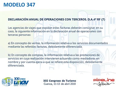 Modificaci�n de la Disposici�n Adicional 4� del Reglamento de Facturaci�n. Posibilidad de emitir facturas para documentar determinadas operaciones en las que las Agencias de Viajes operan en nombre y por cuenta del proveedor